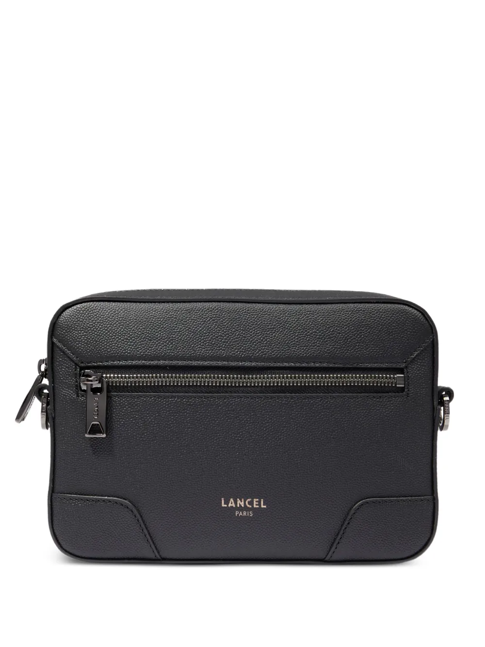 Lancel Messengertas met rits Zwart