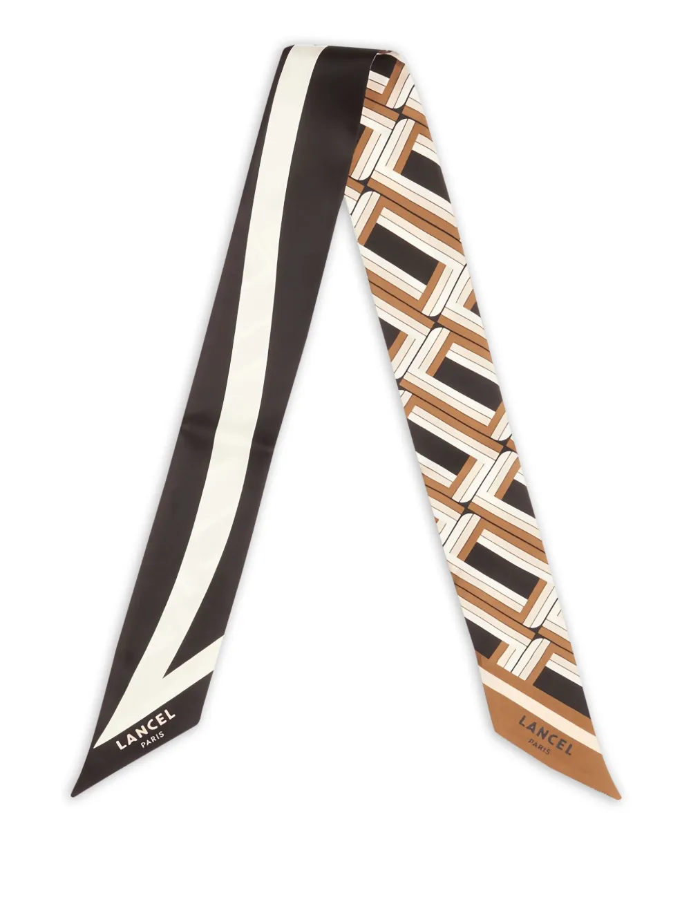 Lancel Biface geometric headband | Brown | Image 1