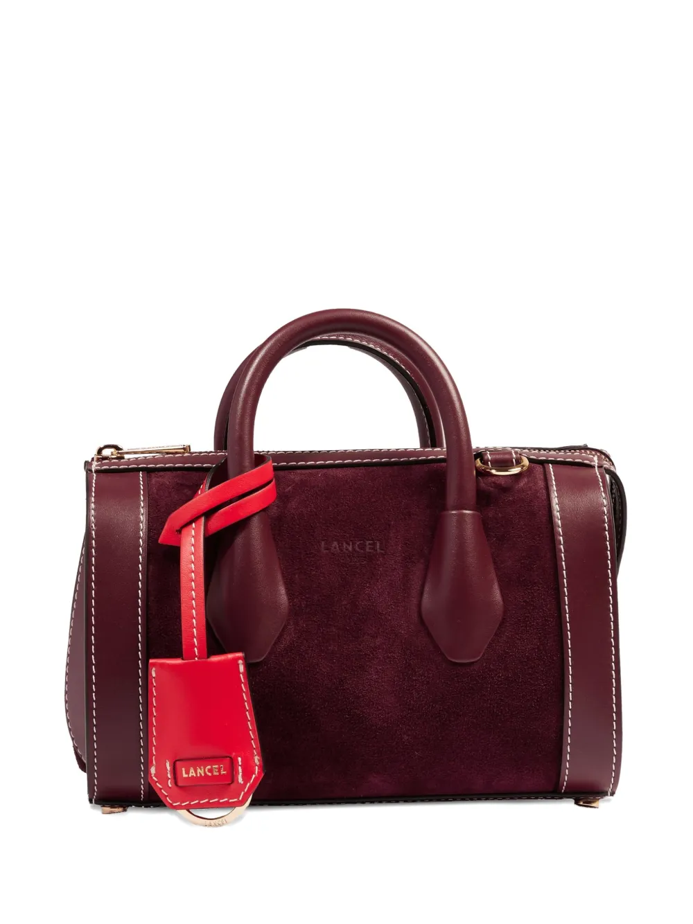 Lancel شنطة يد BCBG شمواه صغيرة | أحمر | Image 1