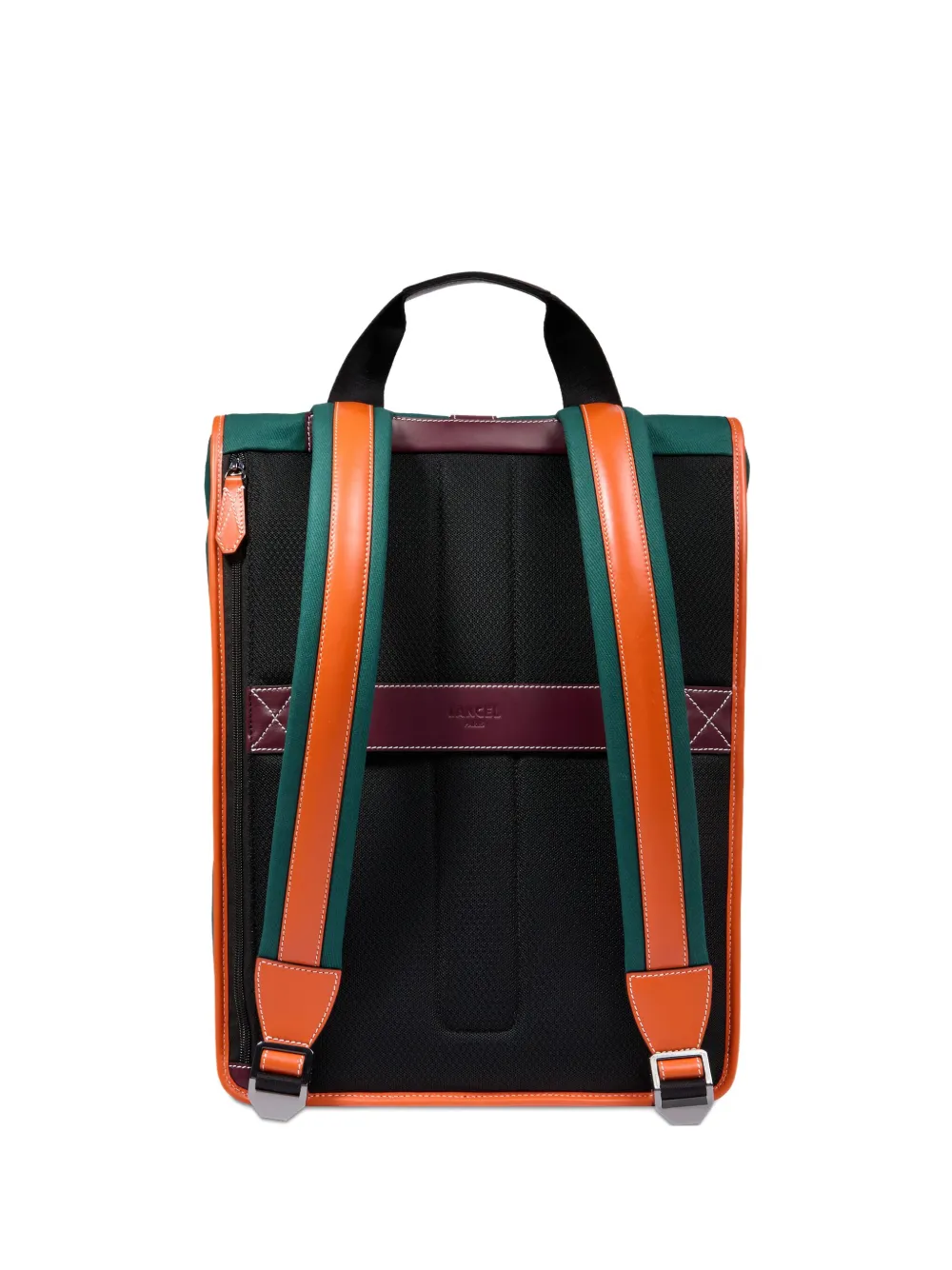 Lancel rolltop leather-trimmed backpack | Green | Image 1