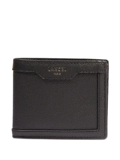 Lancel compact leather wallet