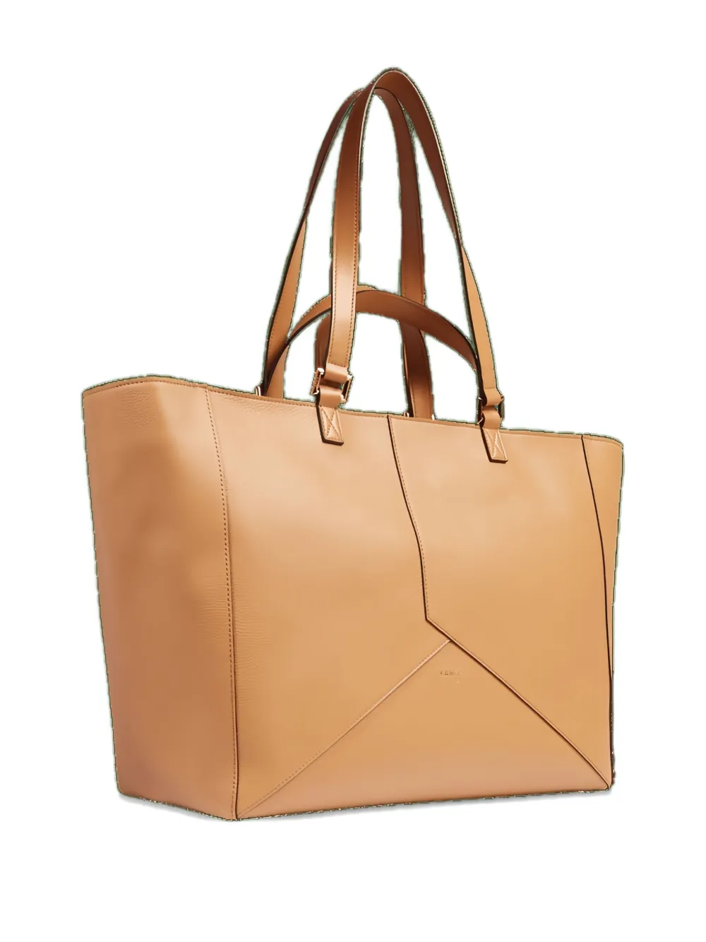 Lancel Enveloppe Tote Bag In Brown