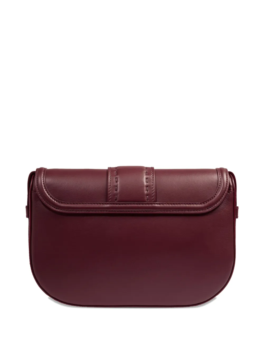 Lancel Sienna Leather Cross Body Bag In Red