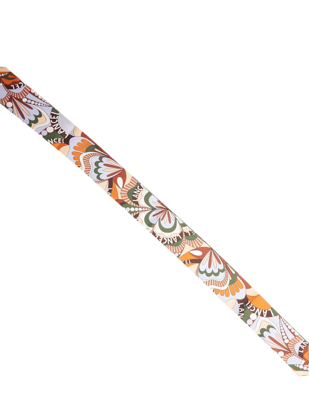 Lancel Haarband met bloemenpatroon - Groen