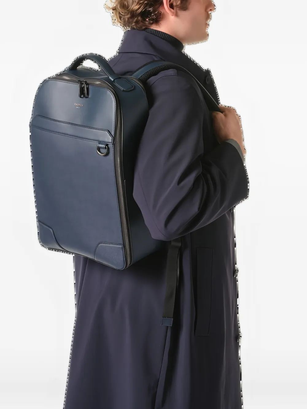 Lancel Charlie convertible leather backpack | Blue | Image 1