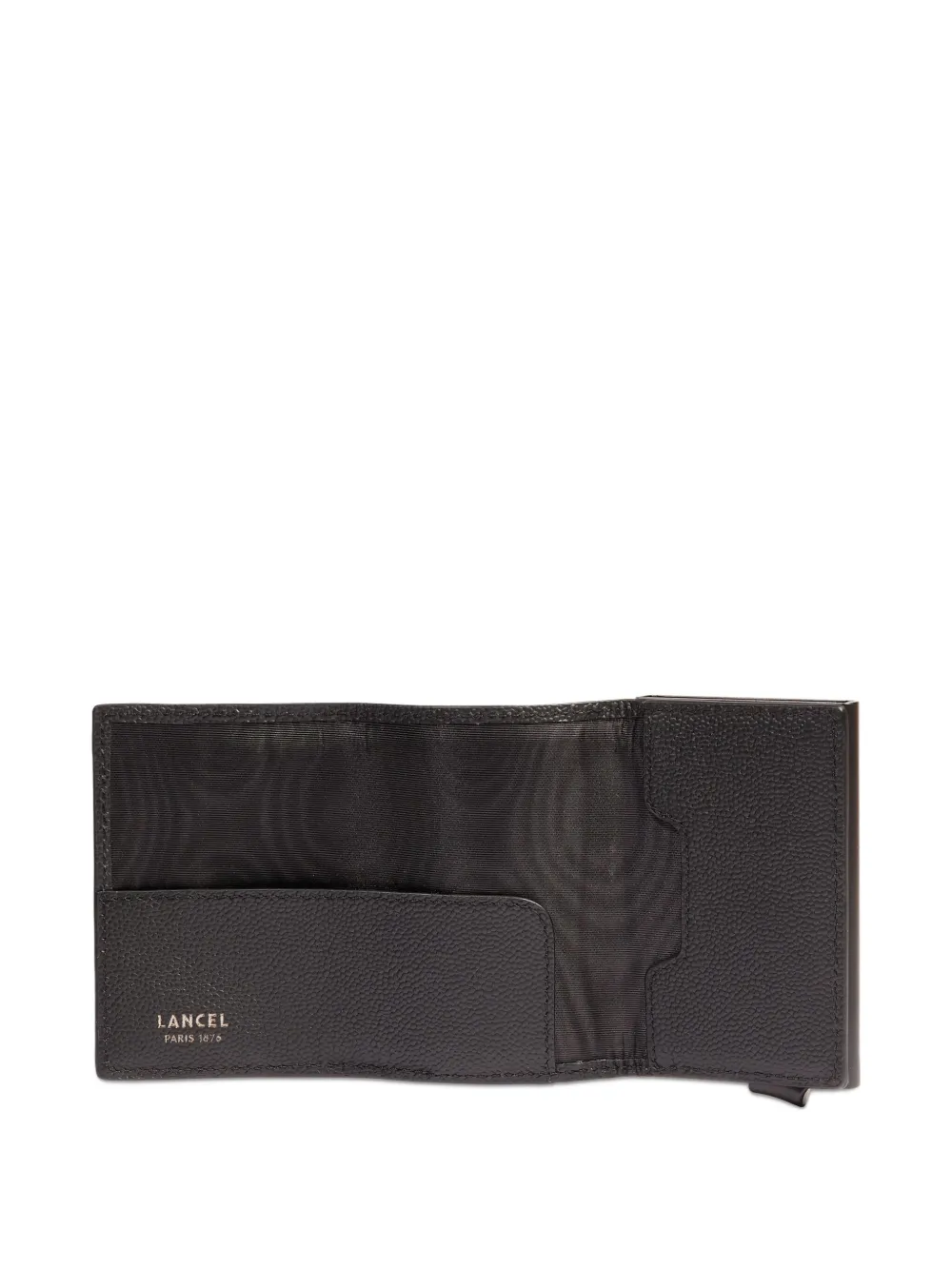 Lancel Leather Flap Wallet In Brown