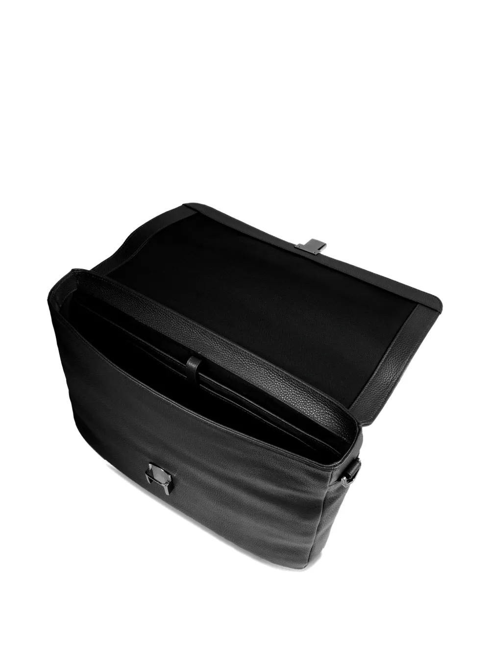 Lancel Leren aktetas met handvat 10 BLACK