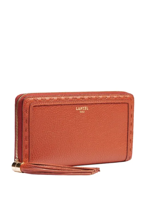 Lancel tassel zip-around wallet