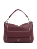 Lancel medium leather flap tote bag - Red