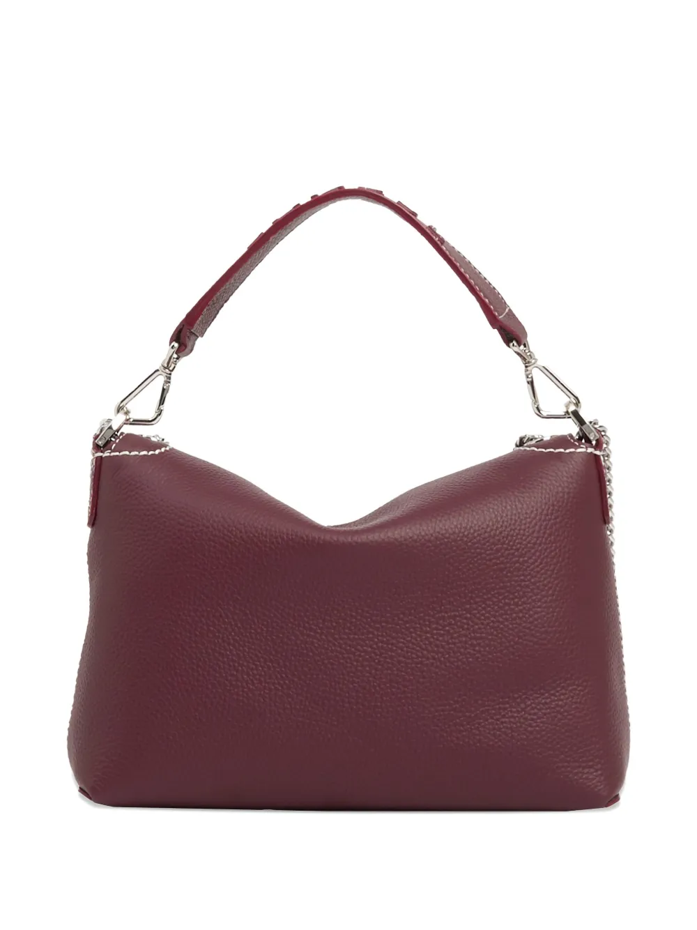 Lancel medium leather flap tote bag - Rood