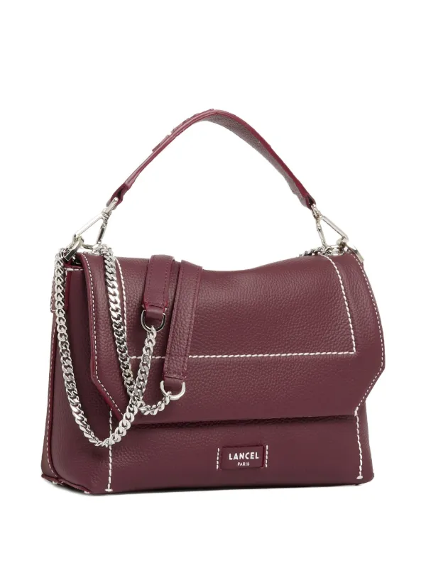 Lancel レザーフラップ バッグ M | レッド | FARFETCH JP
