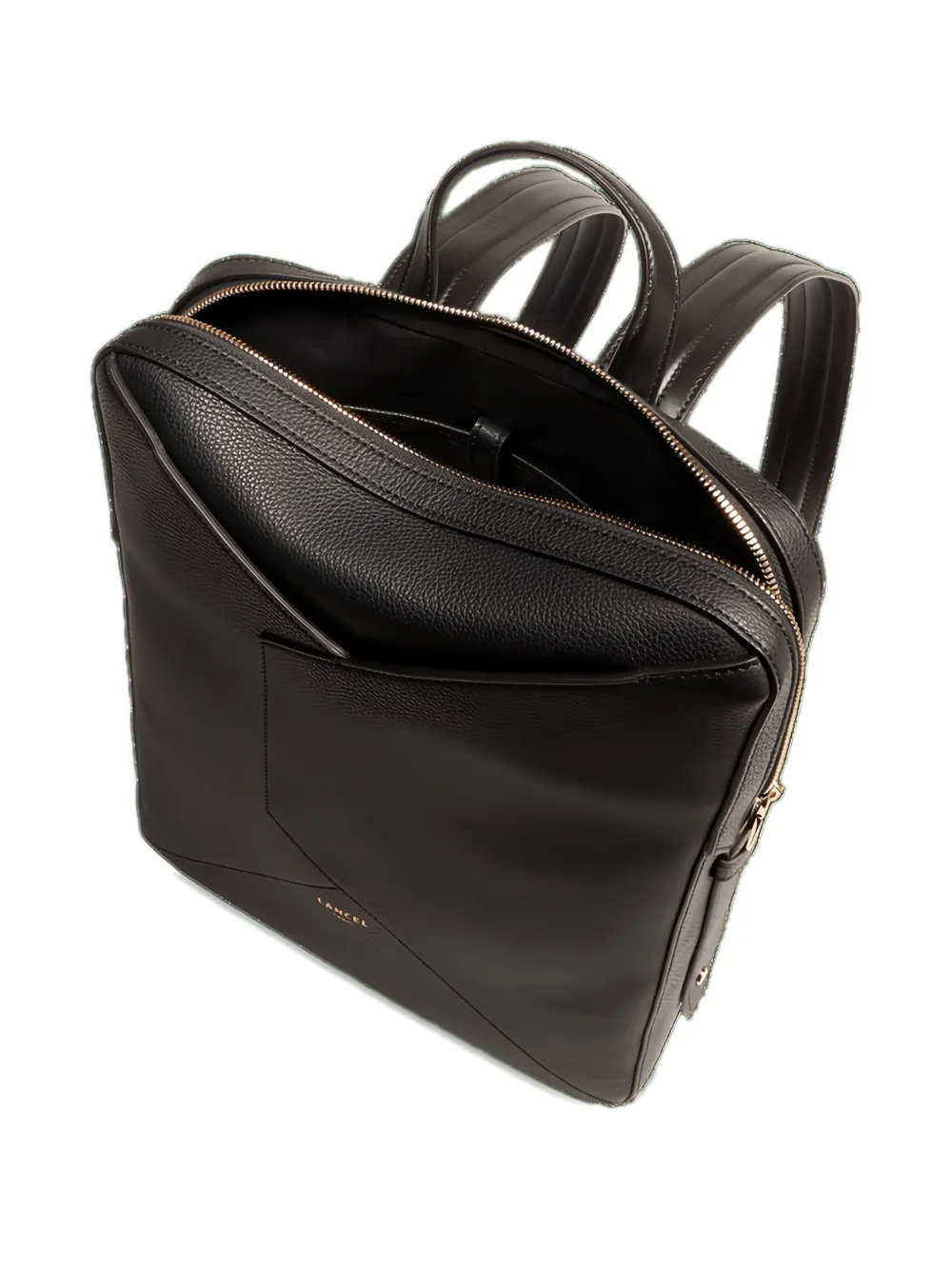 Lancel Enveloppe Flap Backpack In Black