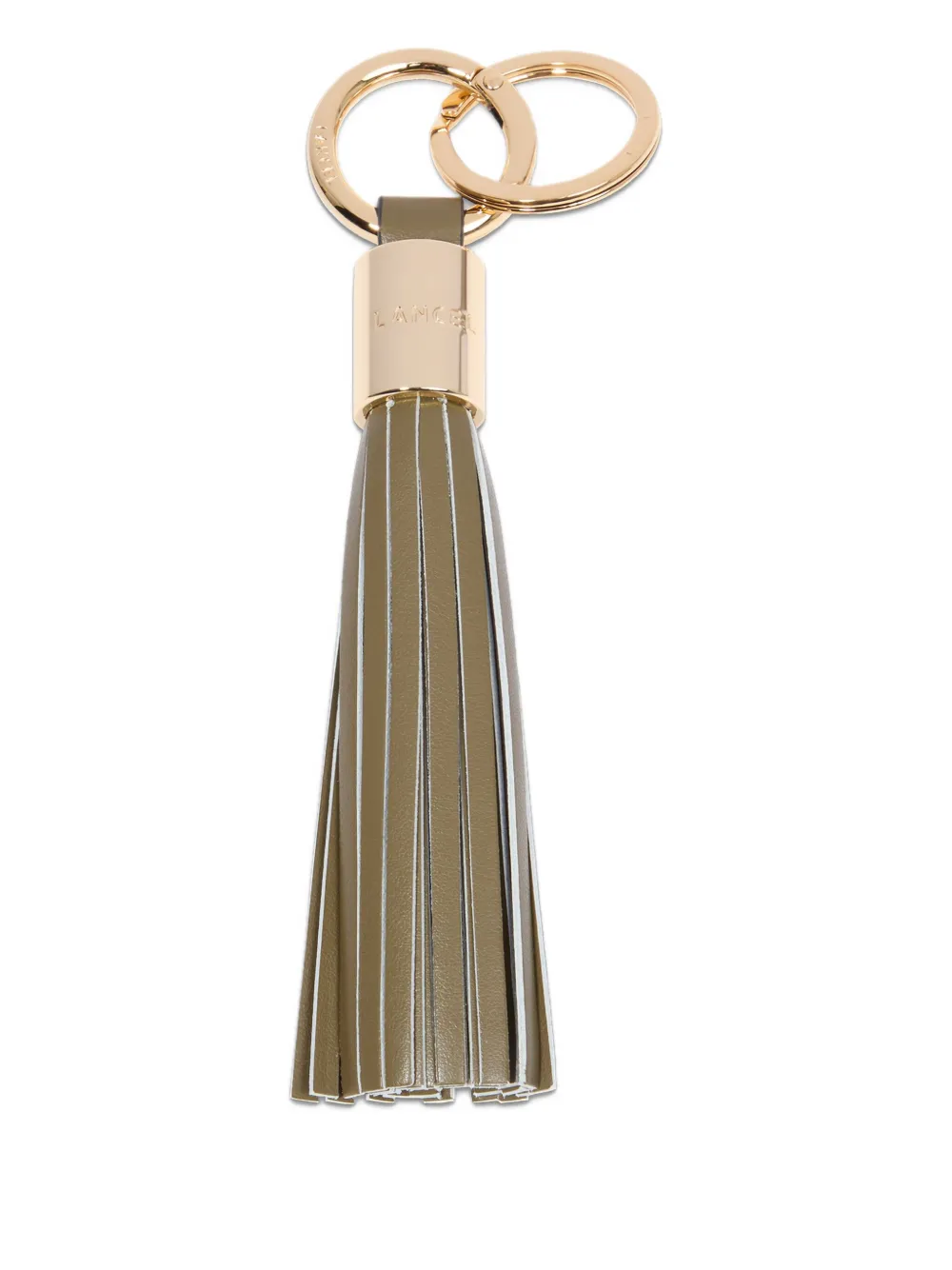 Lancel tassel leather keyring | Green | Image 1