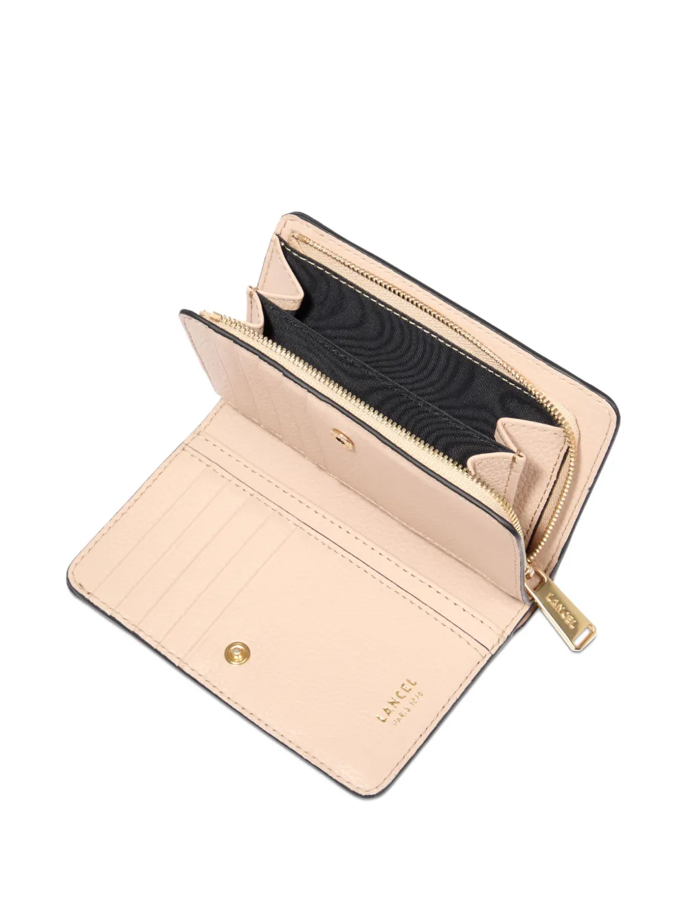 Lancel Zipped Rectangular Wallet In Neutral