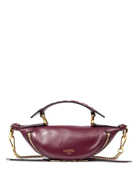 Lancel mini Origami zip quilted-handle chain crossbody bag