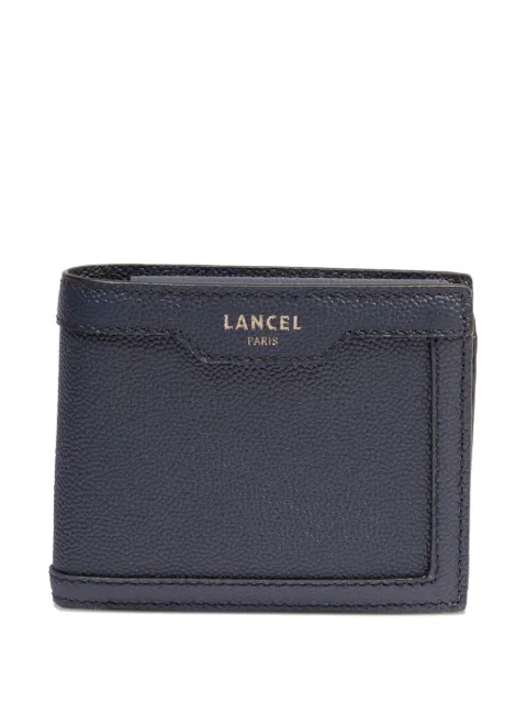Lancel leather compact wallet