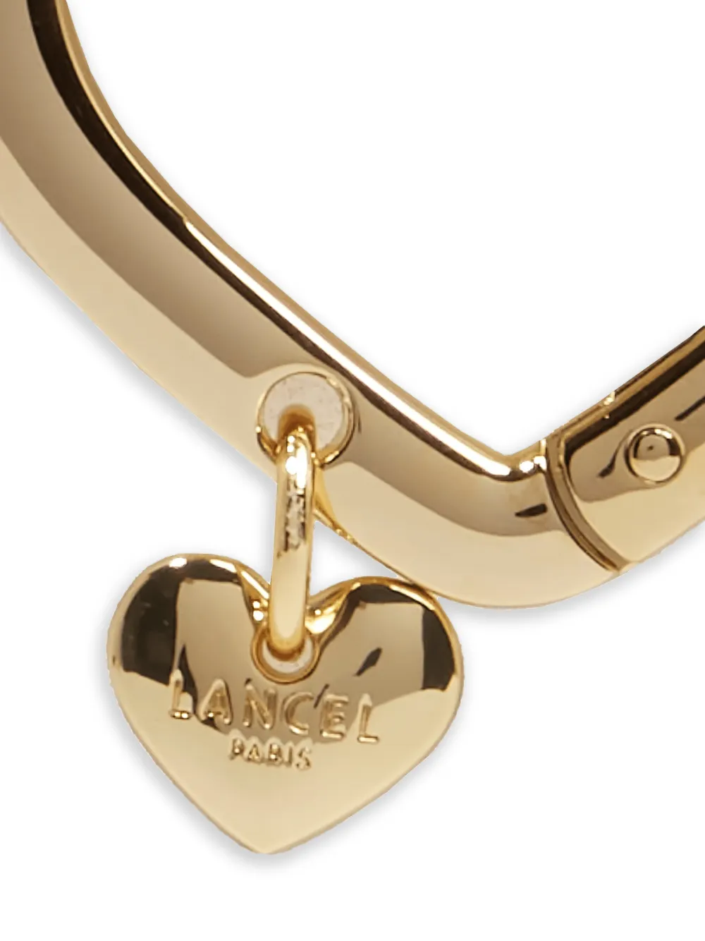  Lancel Heart Pendant Keyring - Gold 