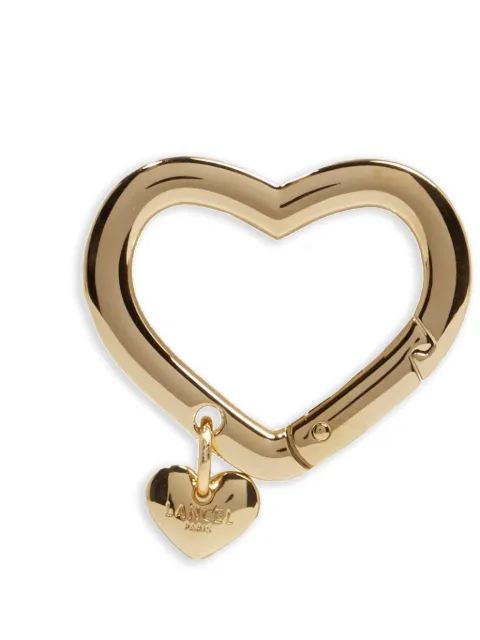 Lancel heart pendant keyring