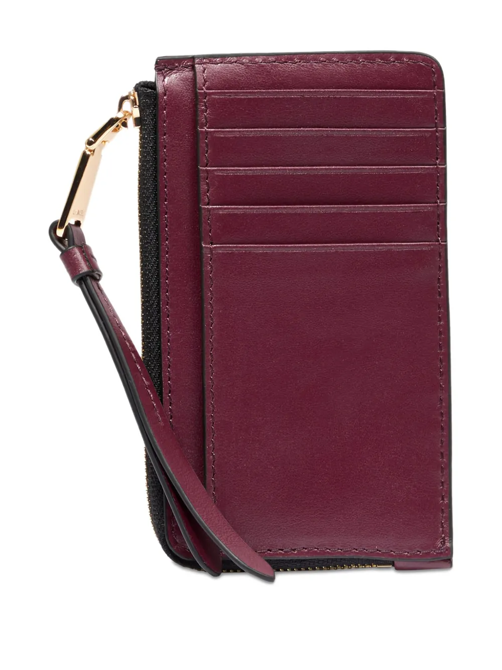 Lancel Leren pasjeshouder met ritssluiting - Paars