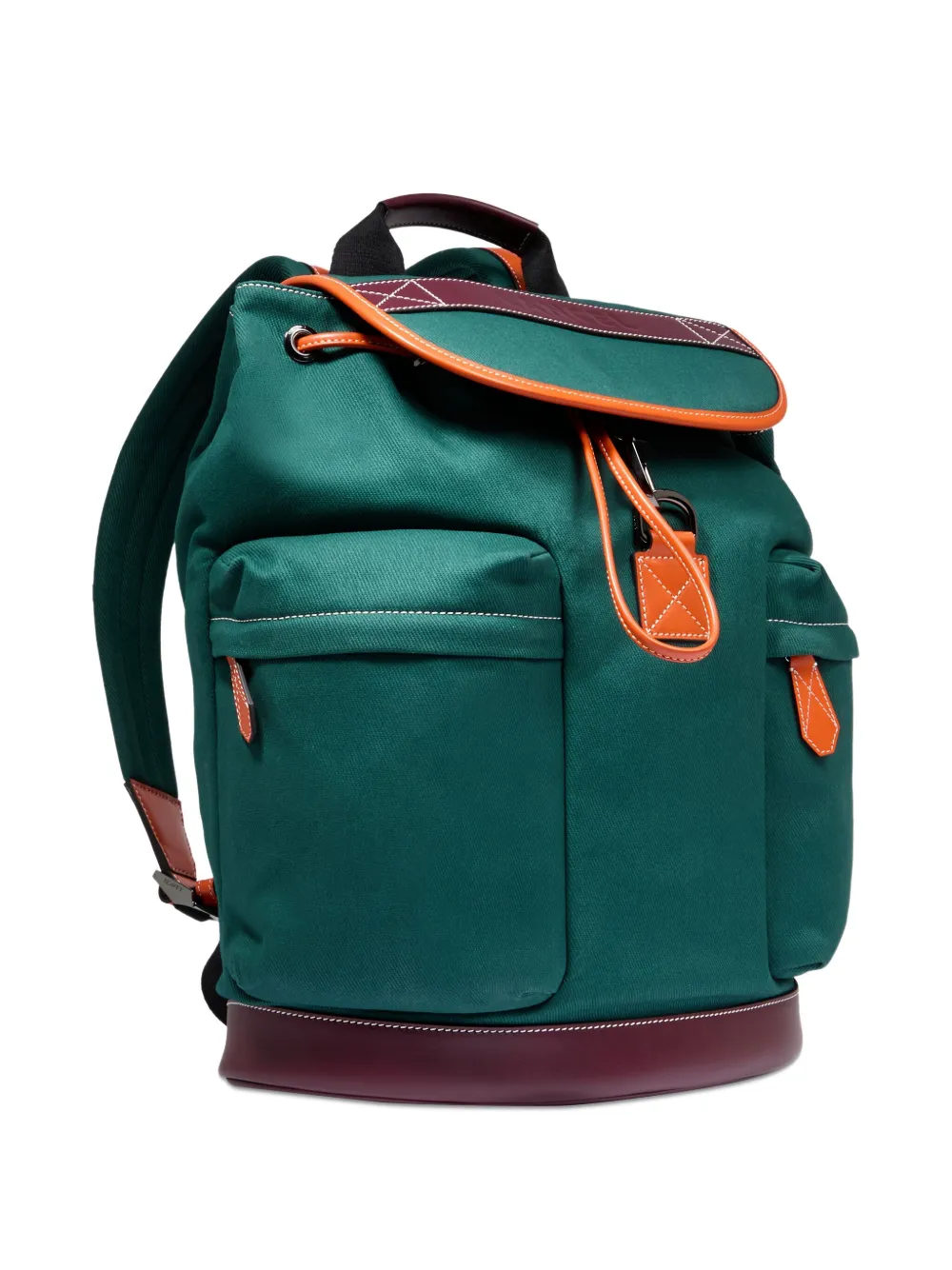 Lancel Escapade drawstring leather-trimmed backpack | Image 2