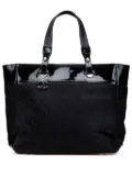 CHANEL Pre-Owned 2006-2008 Medium Quilted Pony Hair and Patent Paris Biarritz tote bag - Black
