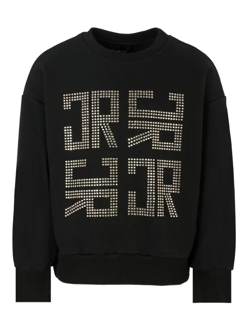 John Richmond Junior JR crystal-embellished sweatshirt Zwart