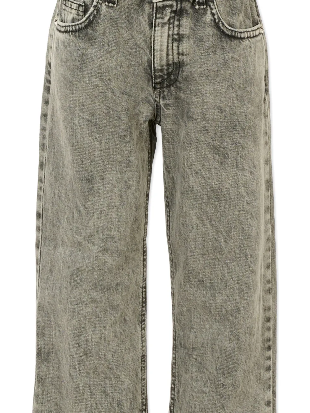 John Richmond Junior acid-wash cotton jeans Grijs