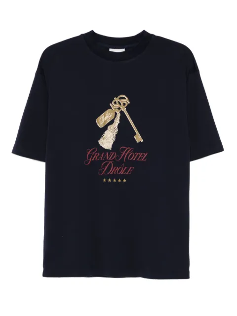 Drôle De Monsieur Le Grand Hôtel key-tassel T-shirt