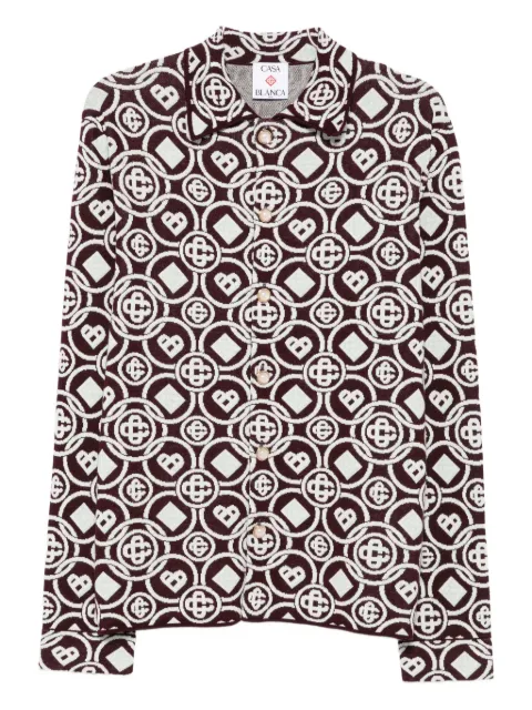 Casablanca monogram button shirt