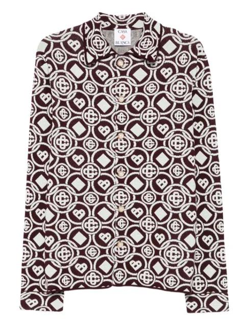 Casablanca monogram button shirt