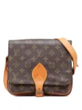 Louis Vuitton Pre-Owned 1990 Monogram Cartouchiere MM crossbody bag - Brown