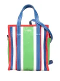 Balenciaga Pre-Owned 2017 XS Lambskin Bazar Shopper Tote satchel - Green
