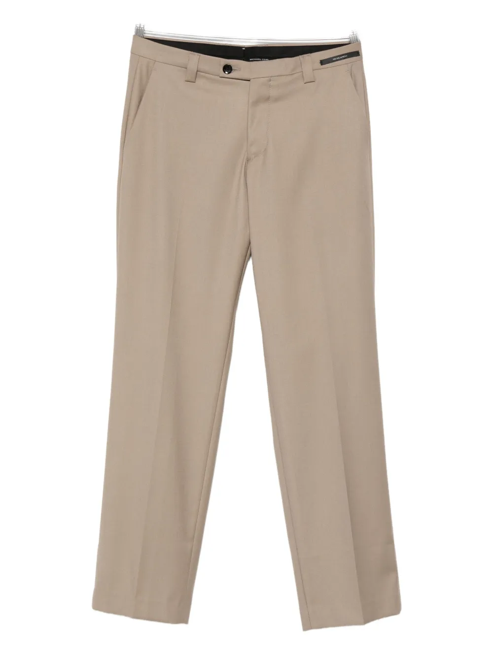 Michael Coal Straight-leg Trousers In Neutral