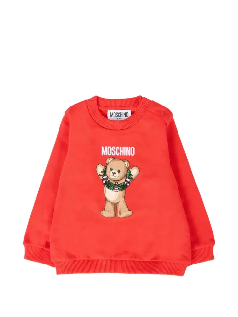 Moschino Kids Teddy Bear graphic-print sweatshirt