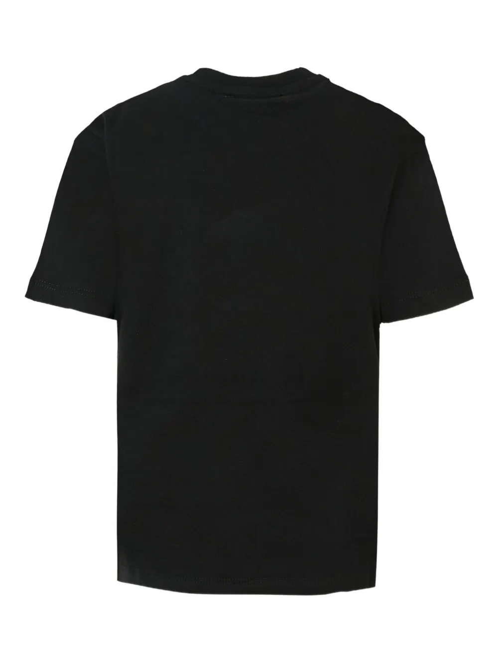 MSGM Kids slogan-embellished cotton T-shirt Zwart