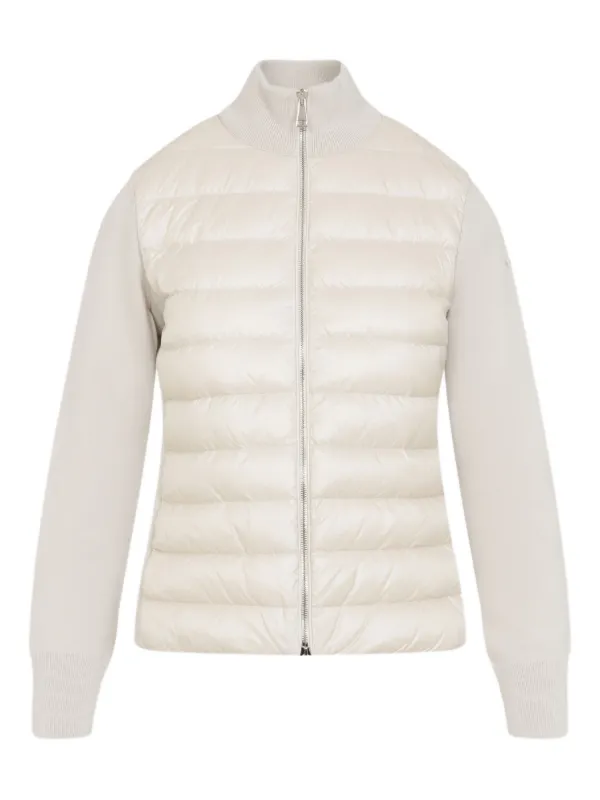 MONCLER ホワイト キルティング ジャケット