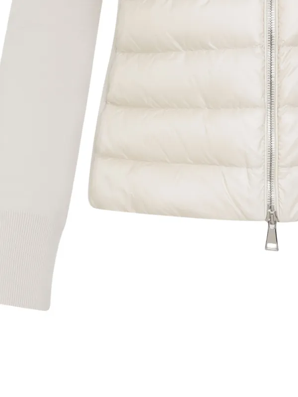 Moncler Padded zip-up Jacket | White | FARFETCH RO