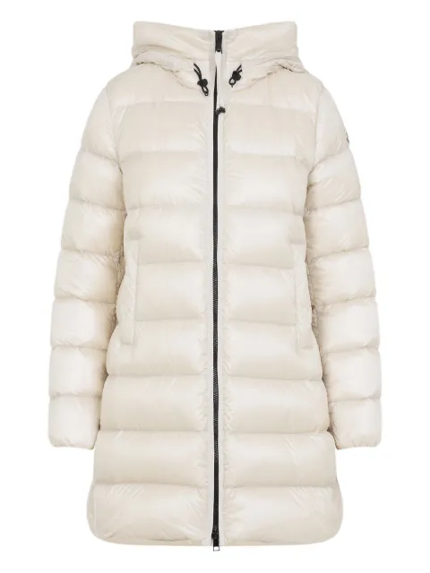 Moncler hooded quilted coat