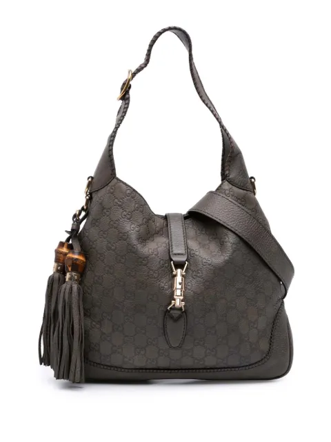 Gucci Pre-Owned 2016-2025 Medium Guccissima New Jackie satchel