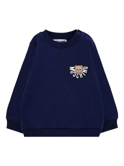 Moschino Kids logo-print sweatshirt
