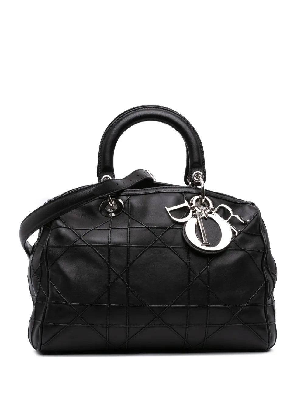 2011 Lambskin Cannage Polochon Granville satchel