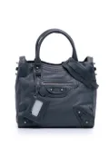 Balenciaga Pre-Owned 2013 Lambskin Motocross Classic Riva Velo satchel - Blue