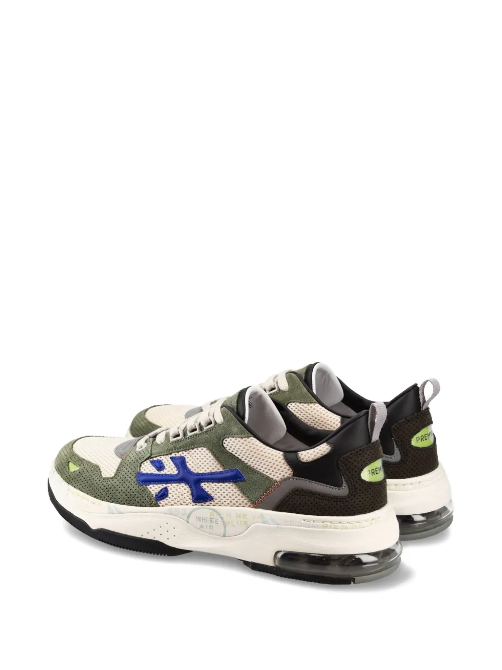 Premiata Drake mesh-panel sneakers Neutrals
