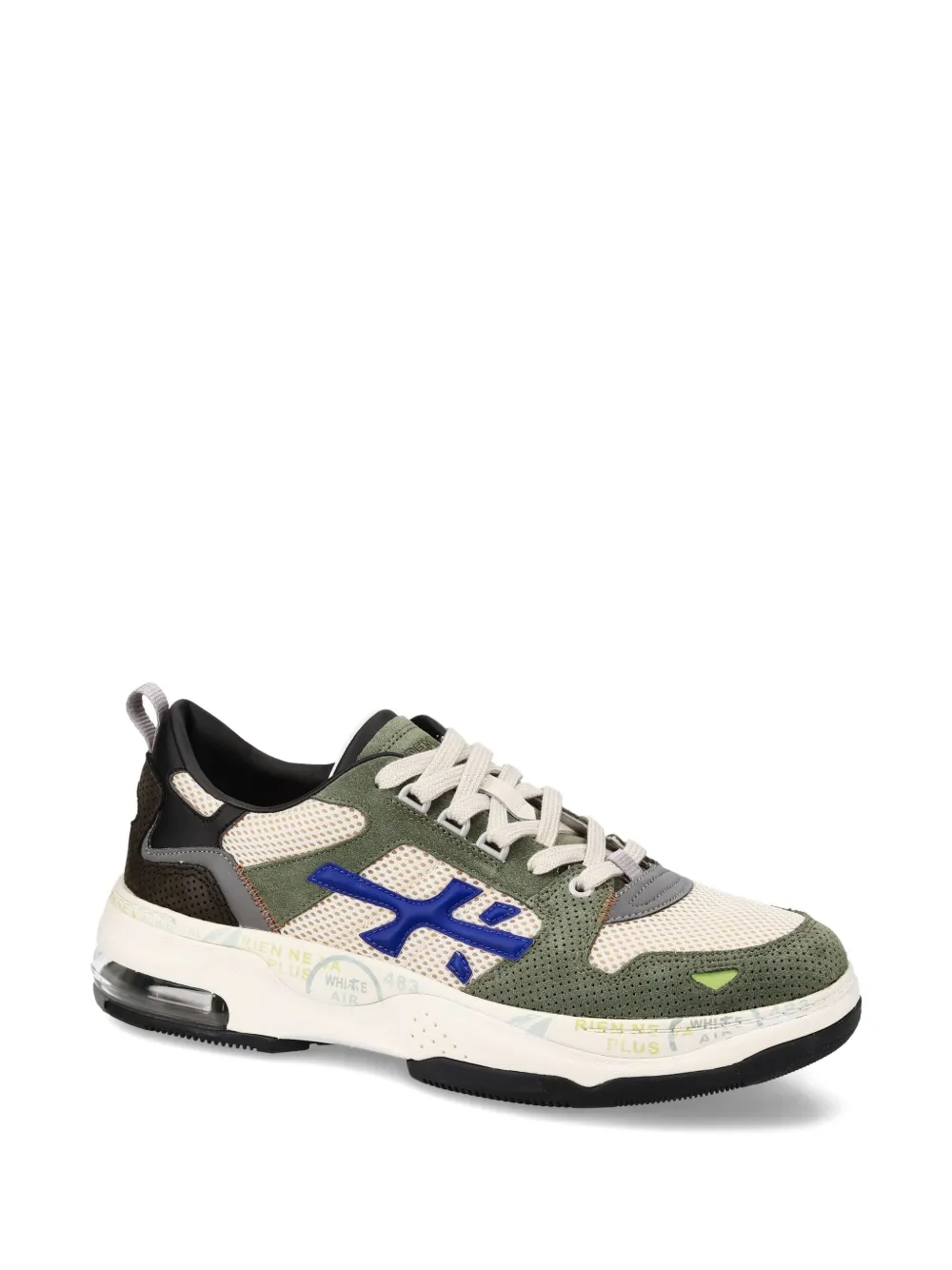 Premiata Drake mesh-panel sneakers Neutrals