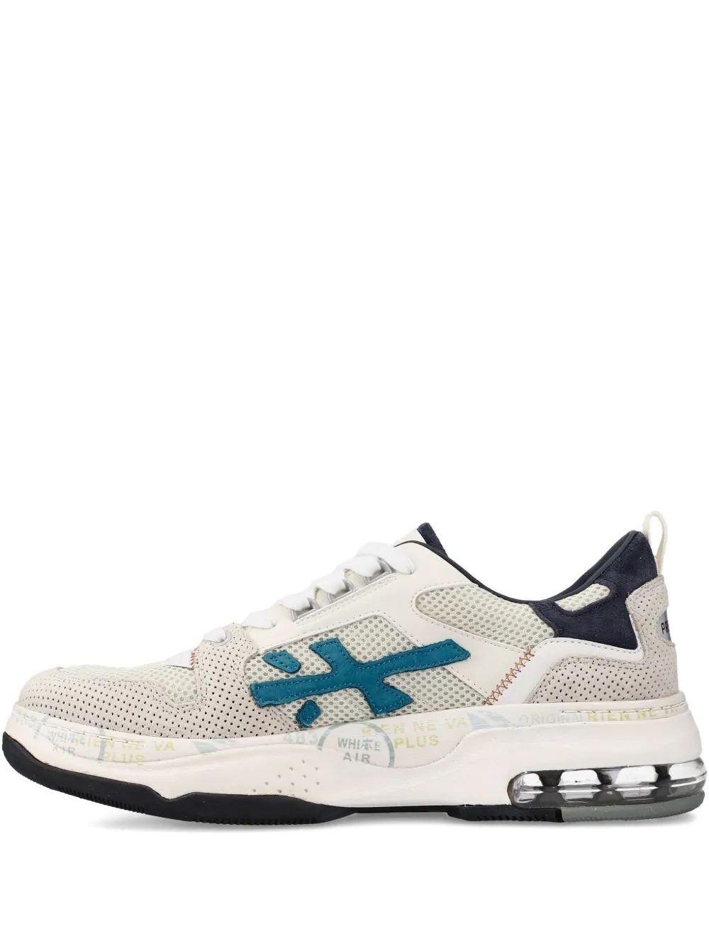 Premiata Drake mesh-panel sneakers Neutrals