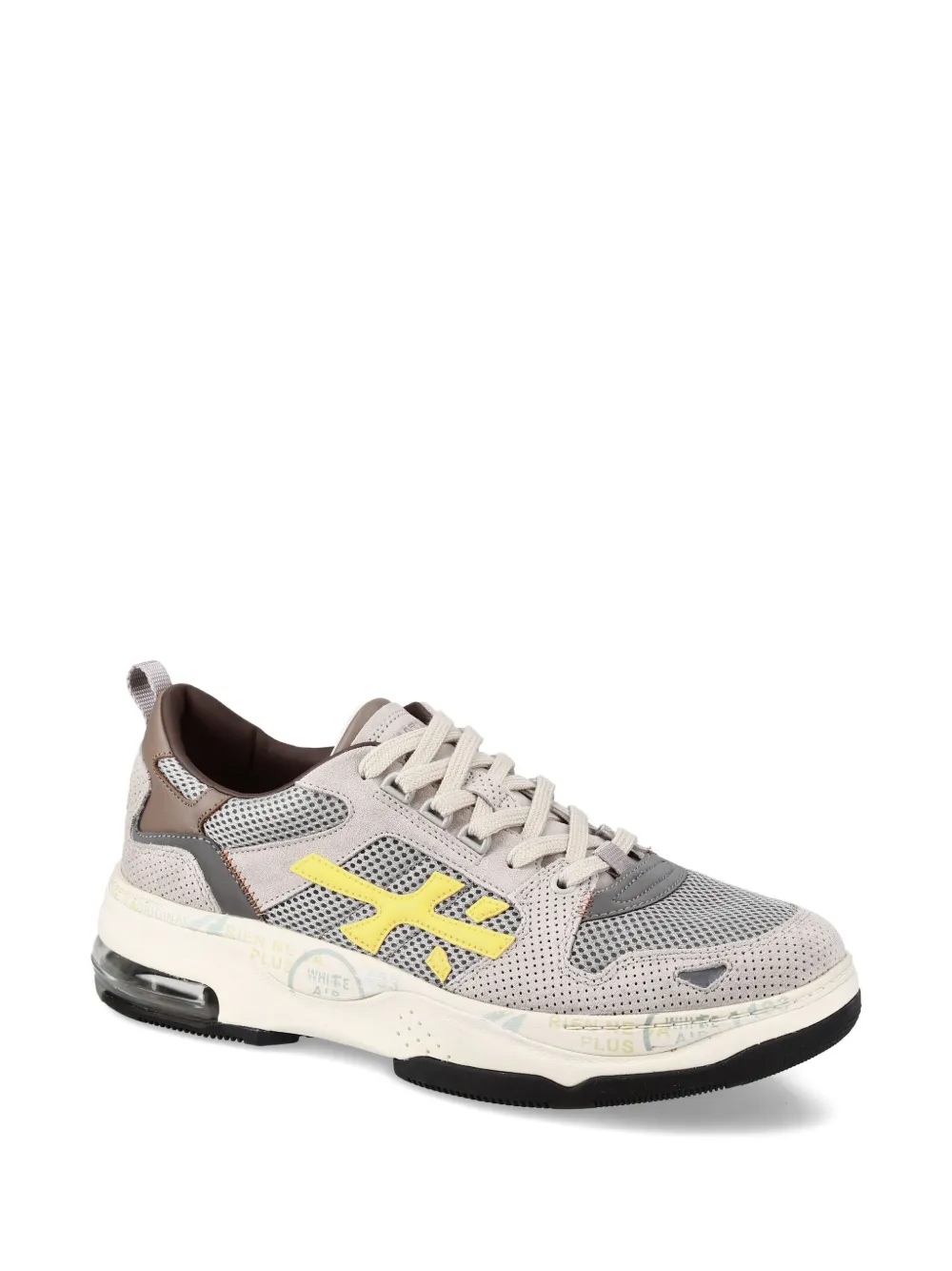 Premiata Drake sneakers met mesh vlak Grijs
