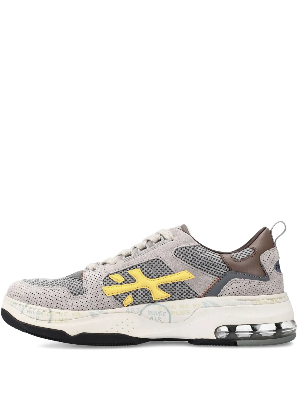 Premiata Drake mesh-panel sneakers Grey