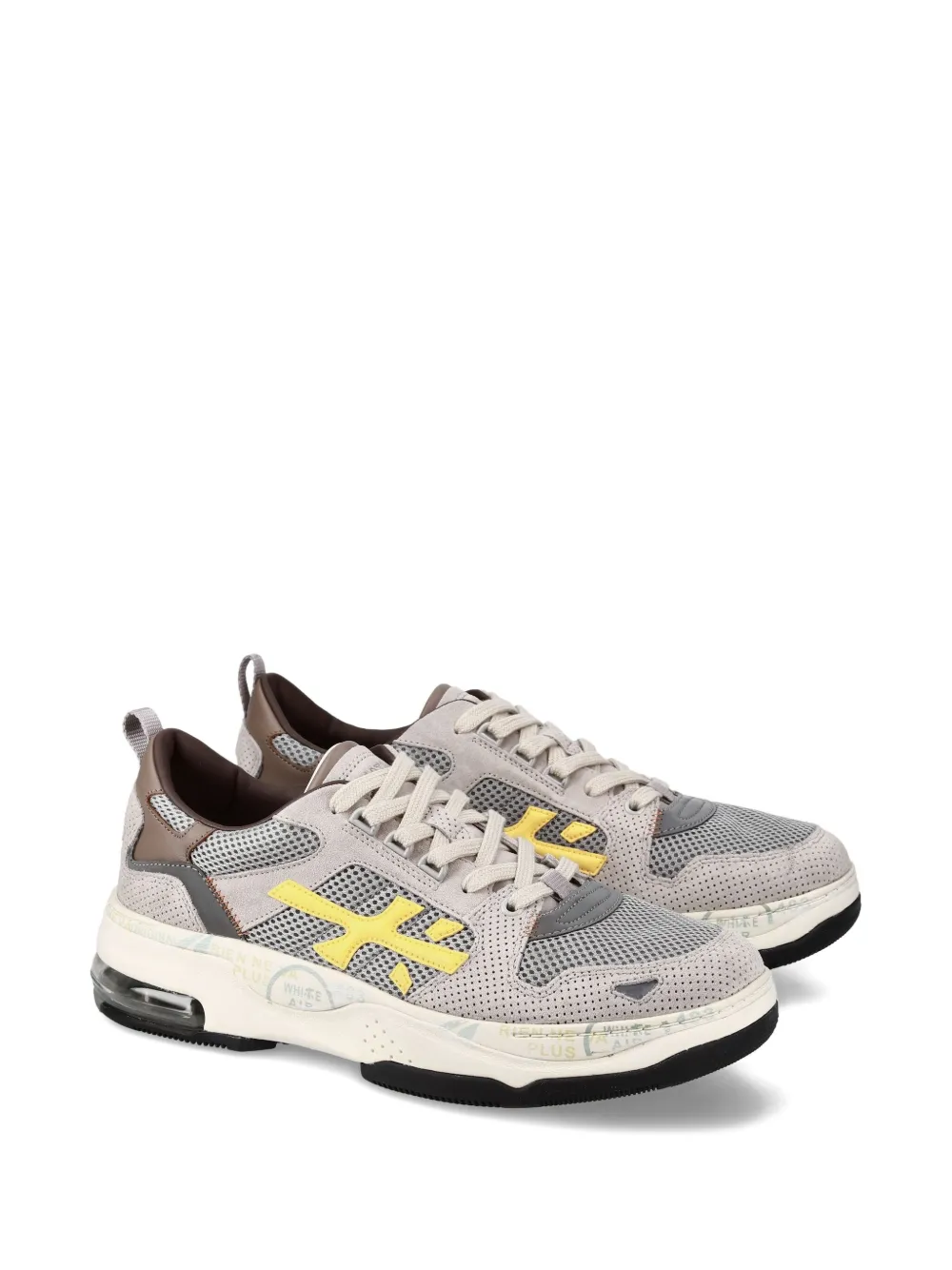 Premiata Drake sneakers met mesh vlak Grijs