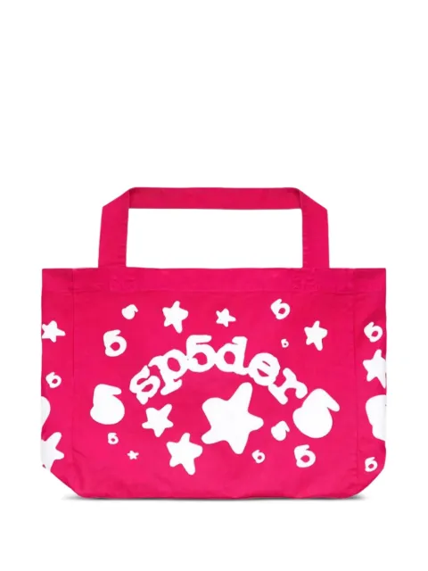 SP5DER star-print tote bag