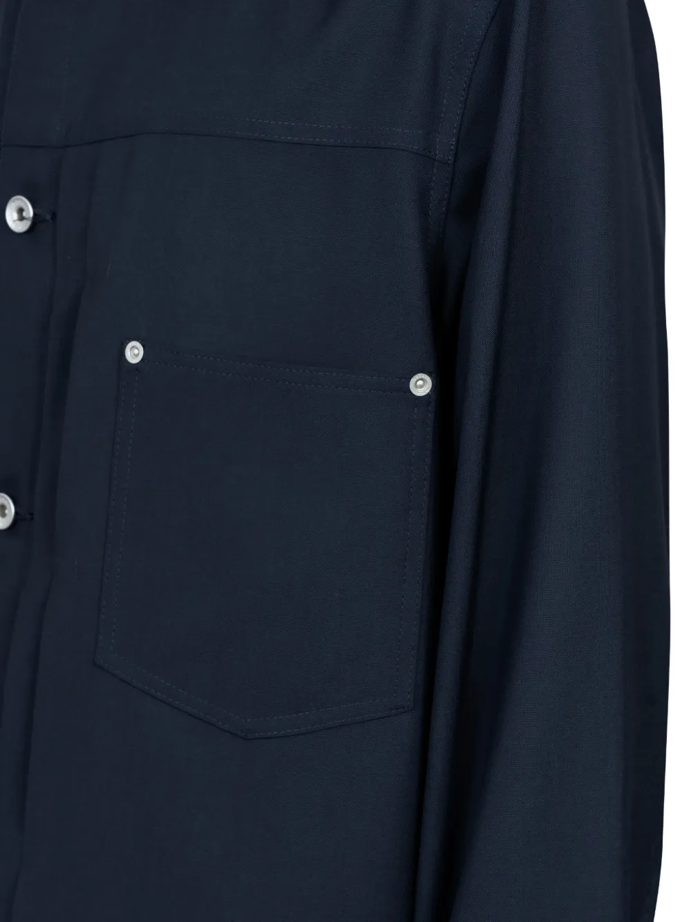 sacai Jack met geplooide zak Blauw